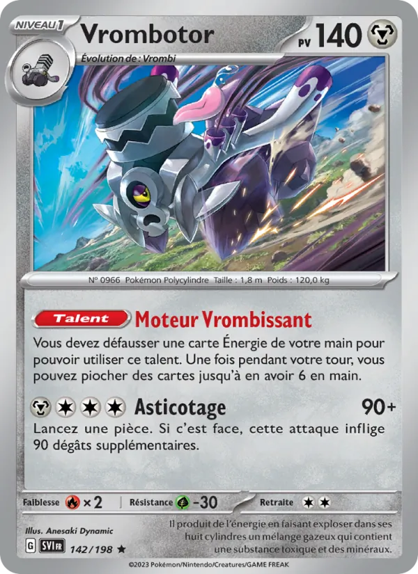 Vrombotor, Écarlate et Violet 142