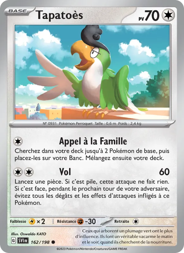 Tapatoès, Écarlate et Violet 162