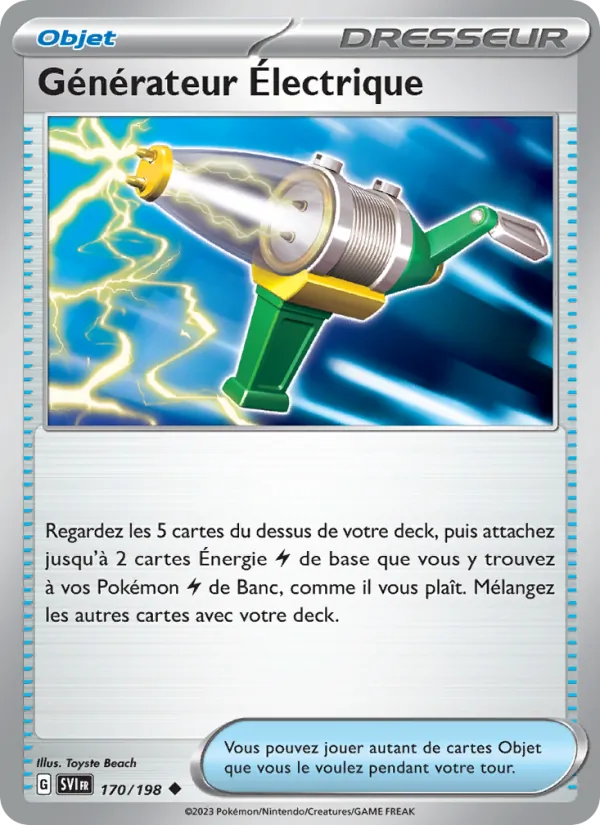 Générateur Électrique, Écarlate et Violet 170