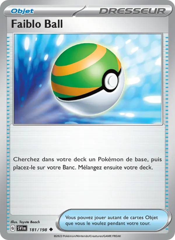 Faiblo Ball, Écarlate et Violet 181