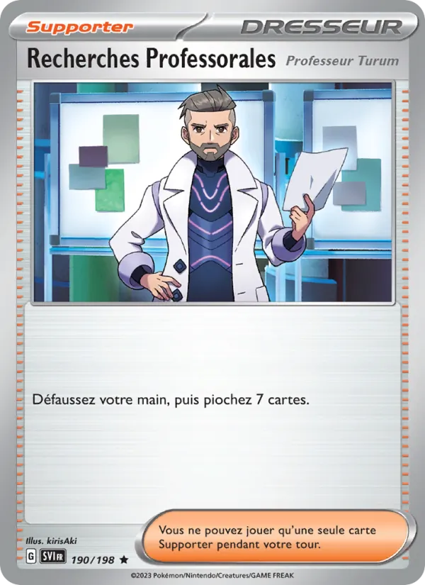 Recherches Professorales, Écarlate et Violet 190