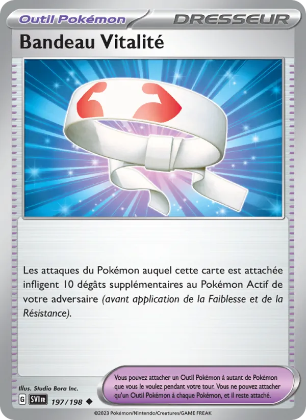 Bandeau Vitalité, Écarlate et Violet 197
