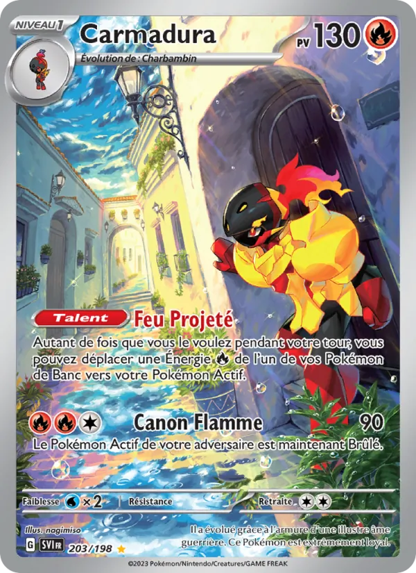 Carmadura, Écarlate et Violet 203