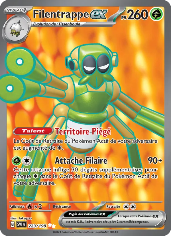 Filentrappe-ex, Écarlate et Violet 223