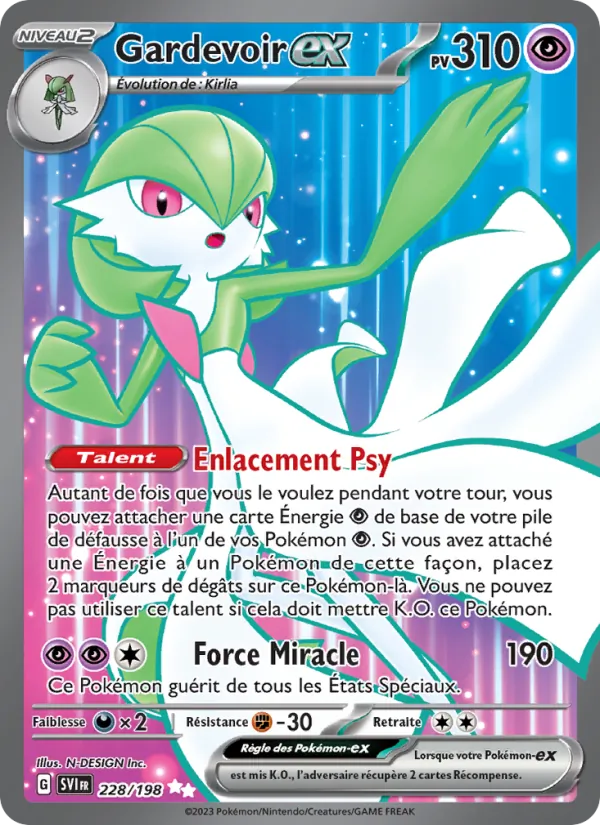 Gardevoir-ex, Écarlate et Violet 228