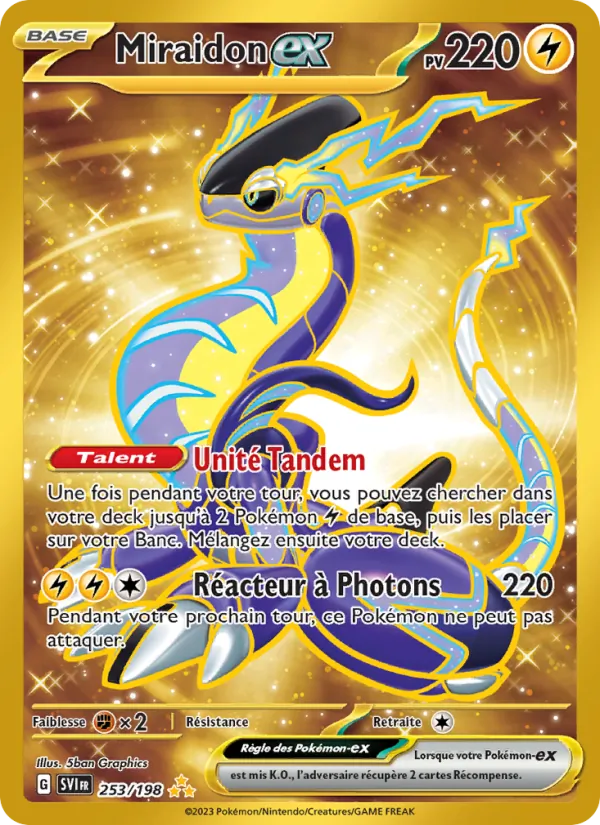 Miraidon-ex, Écarlate et Violet 253