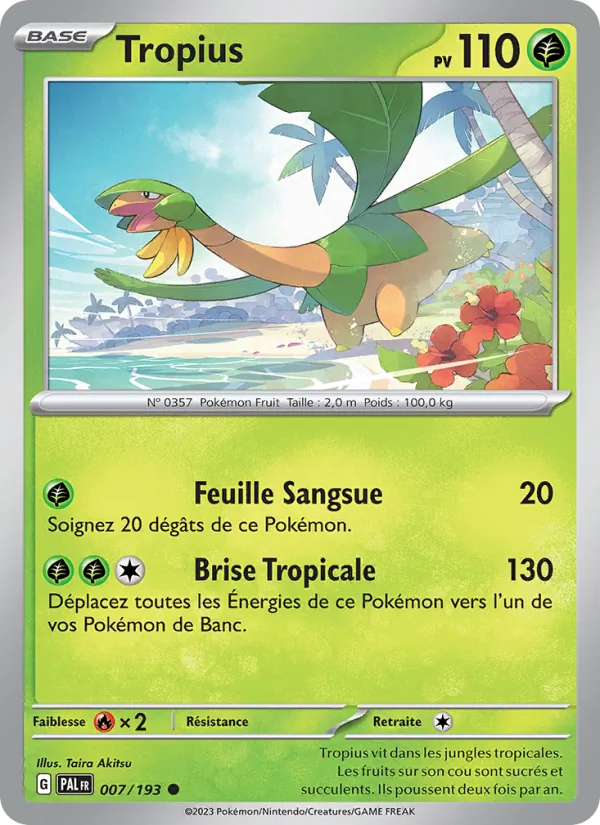 Tropius, Évolutions à Paldea 007