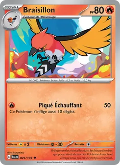 Braisillon, Évolutions à Paldea 029