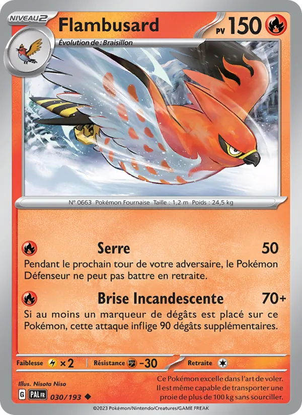 Flambusard, Évolutions à Paldea 030