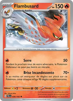 Flambusard, Évolutions à Paldea 030