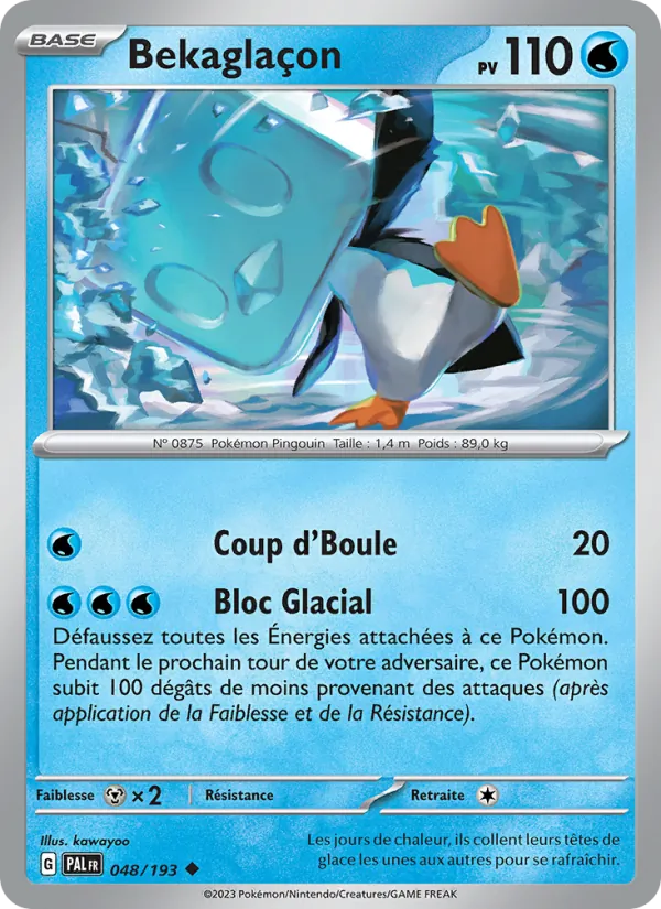 Bekaglaçon, Évolutions à Paldea 048