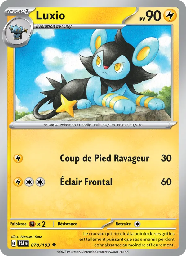 Luxio, Évolutions à Paldea 070