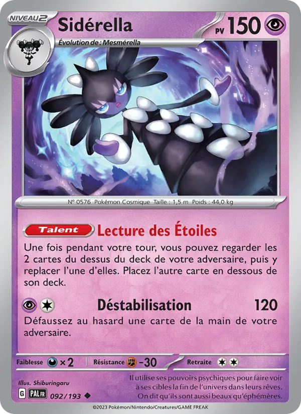 Sidérella, Évolutions à Paldea 092