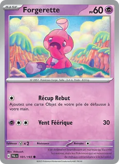 Forgerette, Évolutions à Paldea 101