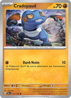 Cradopaud, Évolutions à Paldea 114