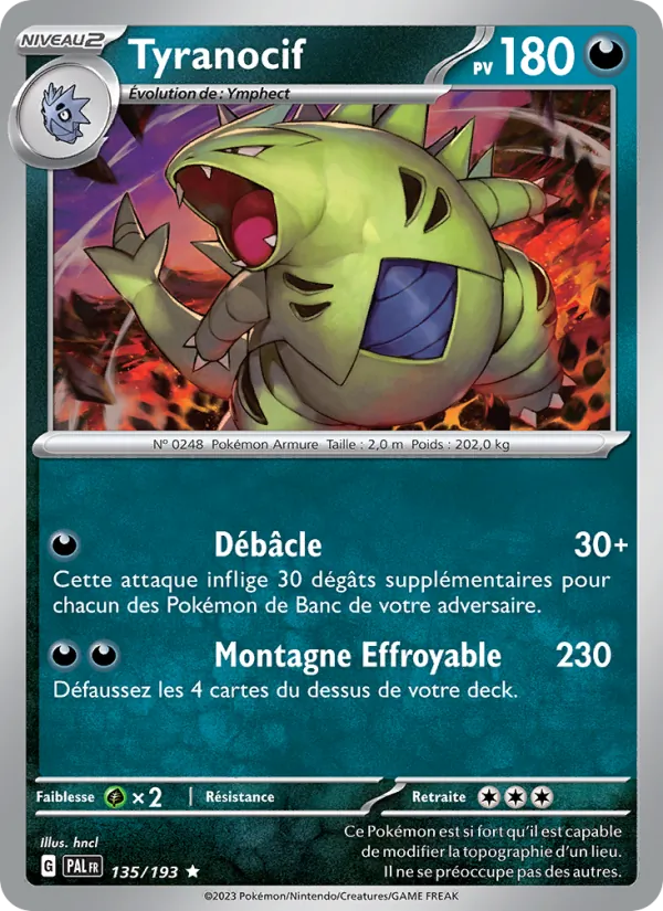 Tyranocif, Évolutions à Paldea 135