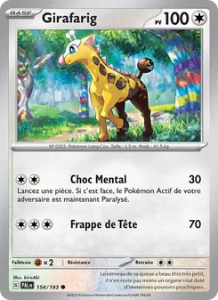Girafarig, Évolutions à Paldea 154
