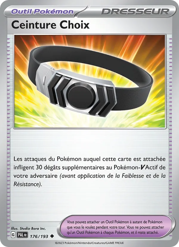 Ceinture Choix, Évolutions à Paldea 176