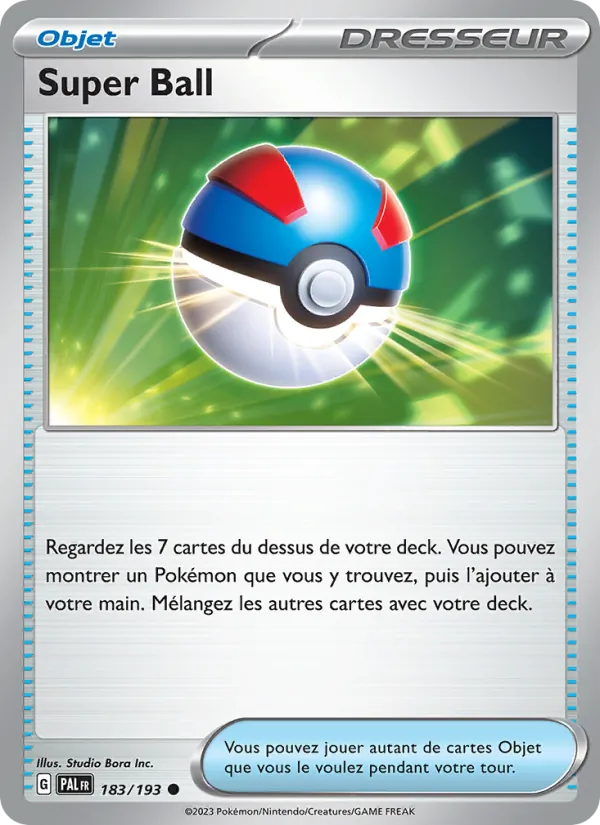 Super Ball, Évolutions à Paldea 183