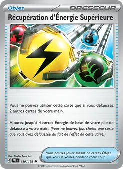 Récupération d'Énergie Supérieure, Évolutions à Paldea 189