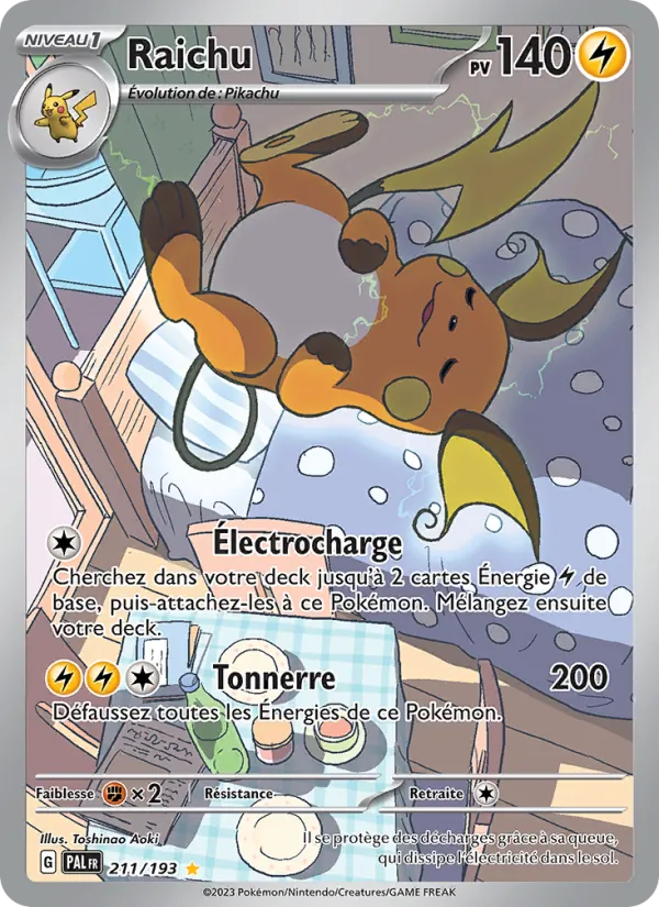 Raichu, Évolutions à Paldea 211
