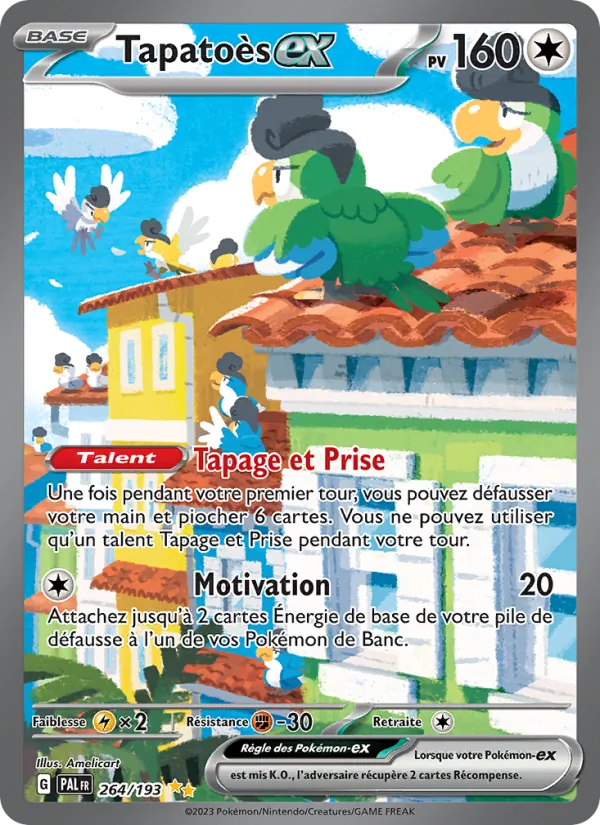 Tapatoès-ex, Évolutions à Paldea 264