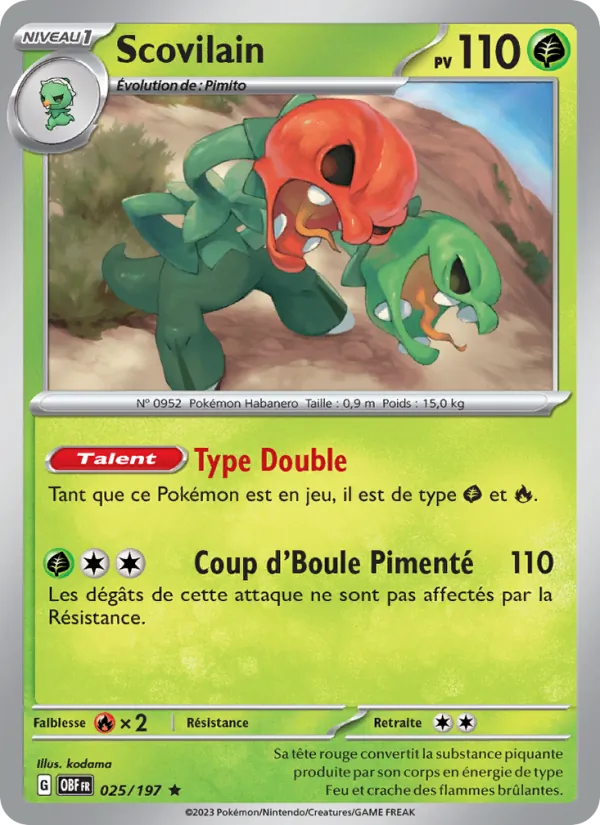 Scovilain, Flammes Obsidiennes 025