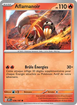 Aflamanoir, Flammes Obsidiennes 039