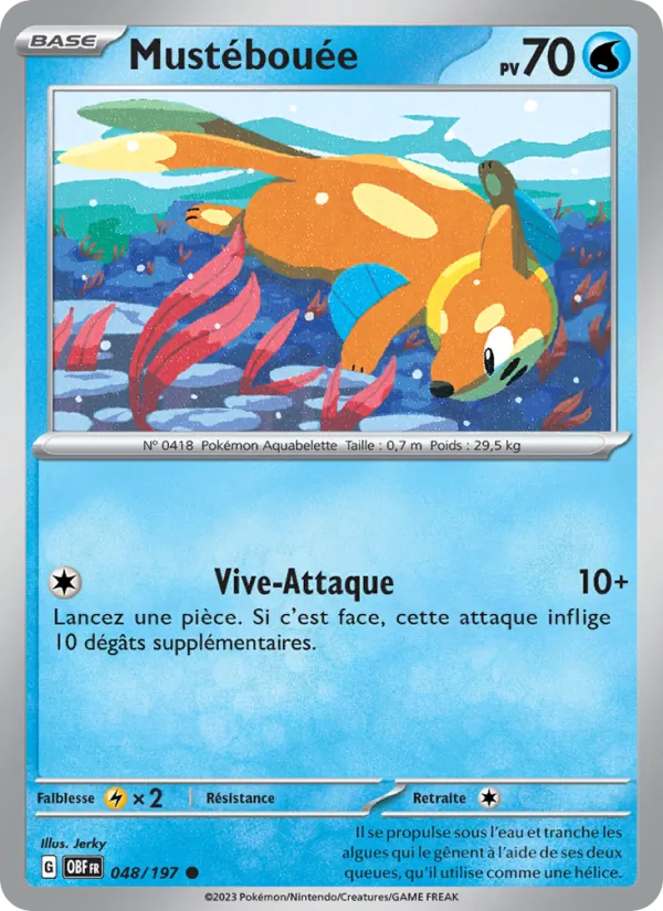 Mustébouée, Flammes Obsidiennes 048