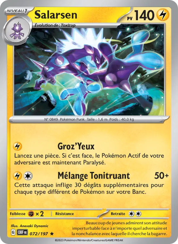 Salarsen, Flammes Obsidiennes 072