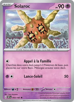 Solaroc, Flammes Obsidiennes 093