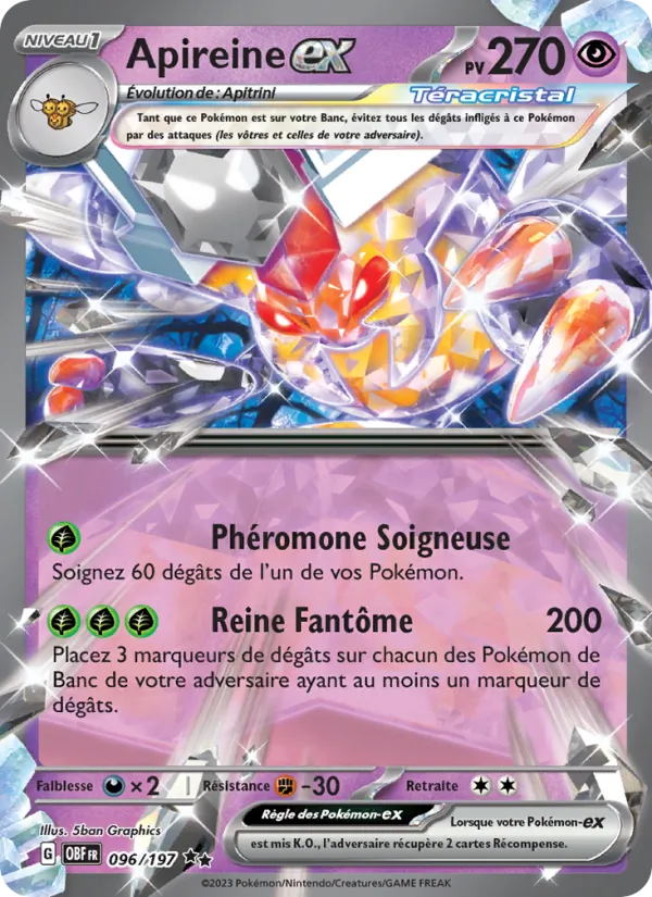 Apireine-ex, Flammes Obsidiennes 096