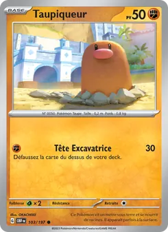 Taupiqueur, Flammes Obsidiennes 103