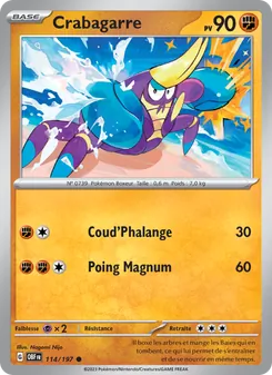Crabagarre, Flammes Obsidiennes 114