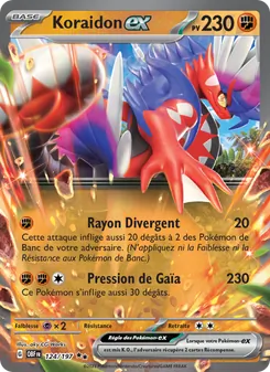 Koraidon-ex, Flammes Obsidiennes 124