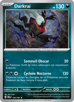 Darkrai, Flammes Obsidiennes 136