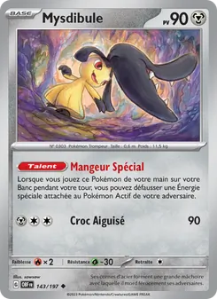 Mysdibule, Flammes Obsidiennes 143