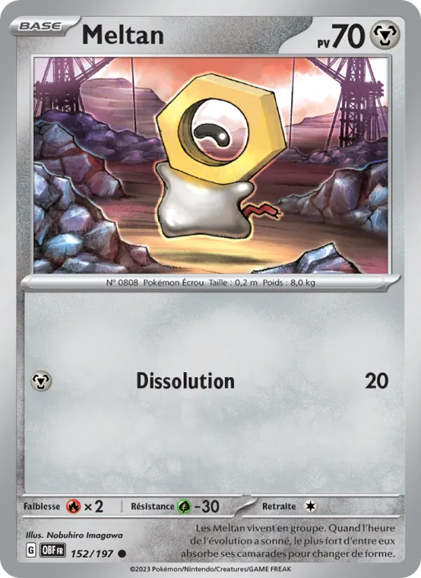 Meltan, Flammes Obsidiennes 152