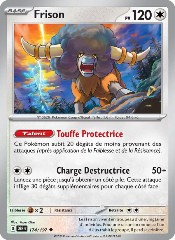 Frison, Flammes Obsidiennes 174