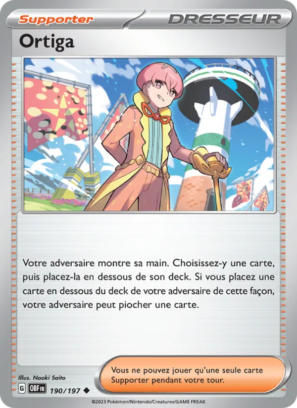 Ortiga, Flammes Obsidiennes 190