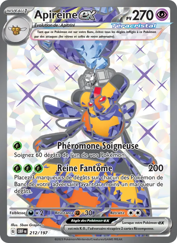 Apireine-ex, Flammes Obsidiennes 212