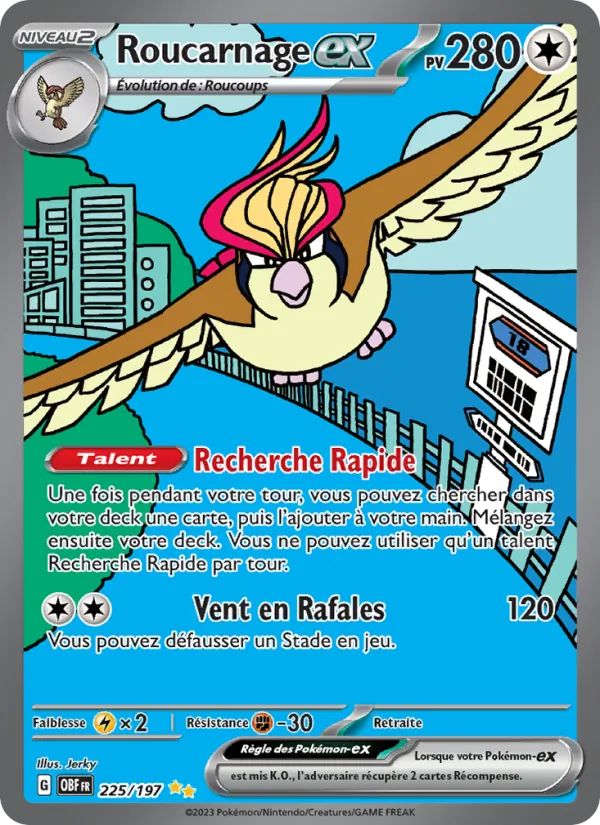 Roucarnage-ex, Flammes Obsidiennes 225