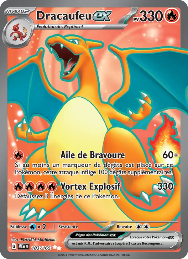 Dracaufeu-ex, 151 183