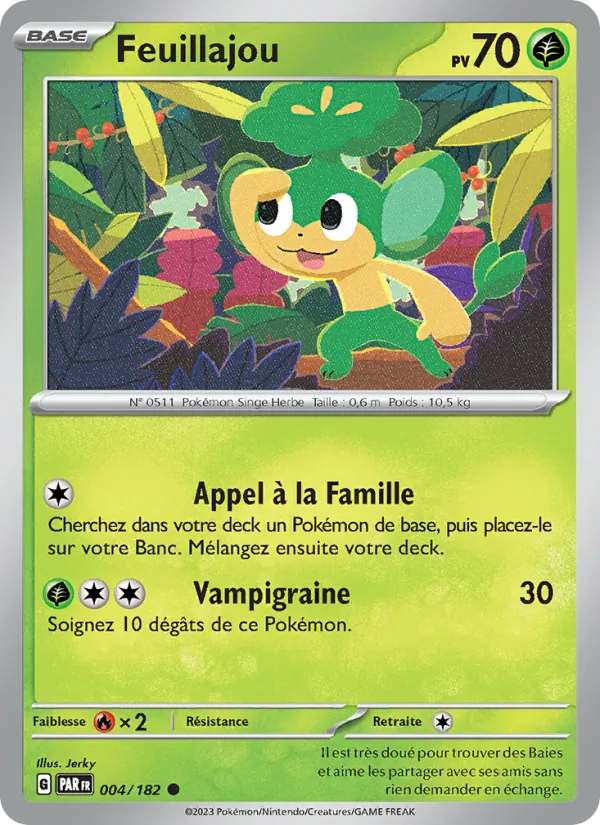Feuillajou, Faille Paradoxe 004