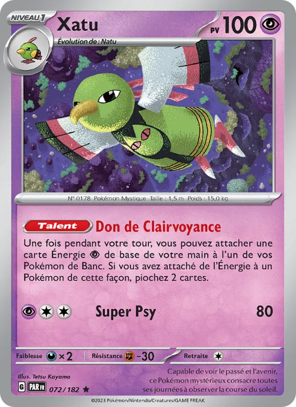 Xatu, Faille Paradoxe 072