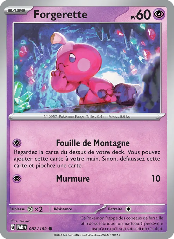 Forgerette, Faille Paradoxe 082
