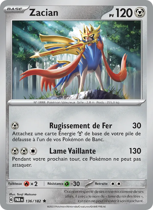 Zacian, Faille Paradoxe 136