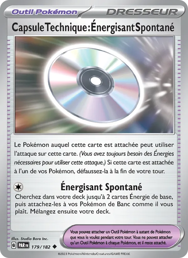 Capsule Technique : Énergisant Spontané, Faille Paradoxe 179