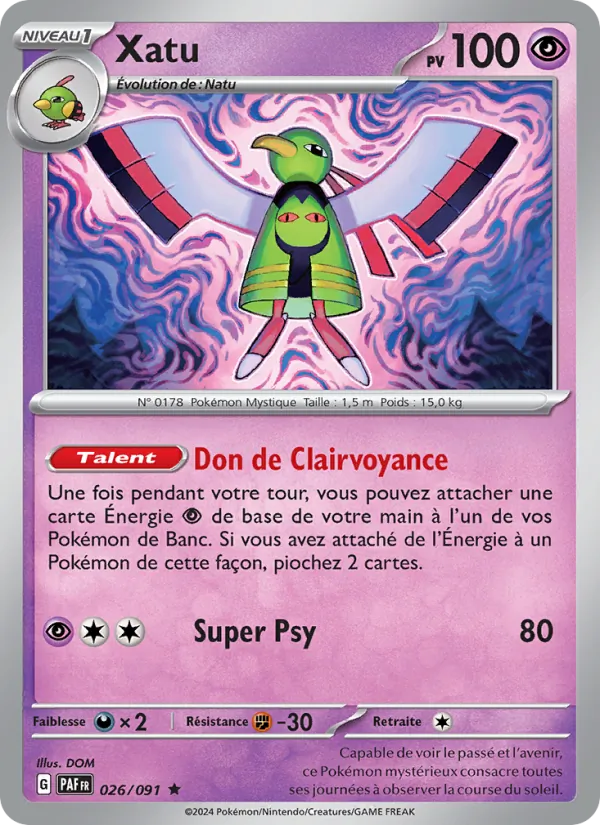 Xatu, Destinées de Paldea 026