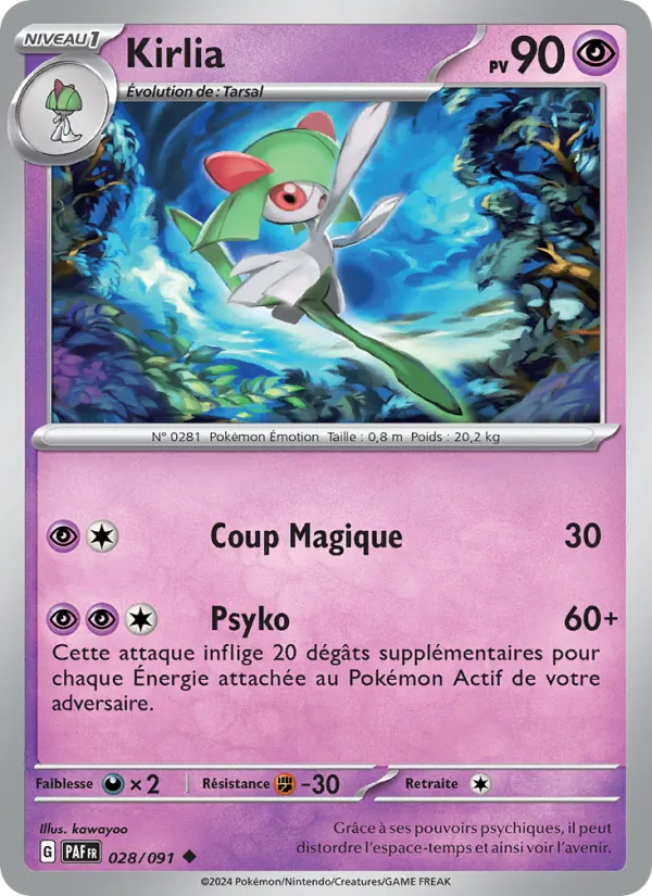 Kirlia, Destinées de Paldea 028